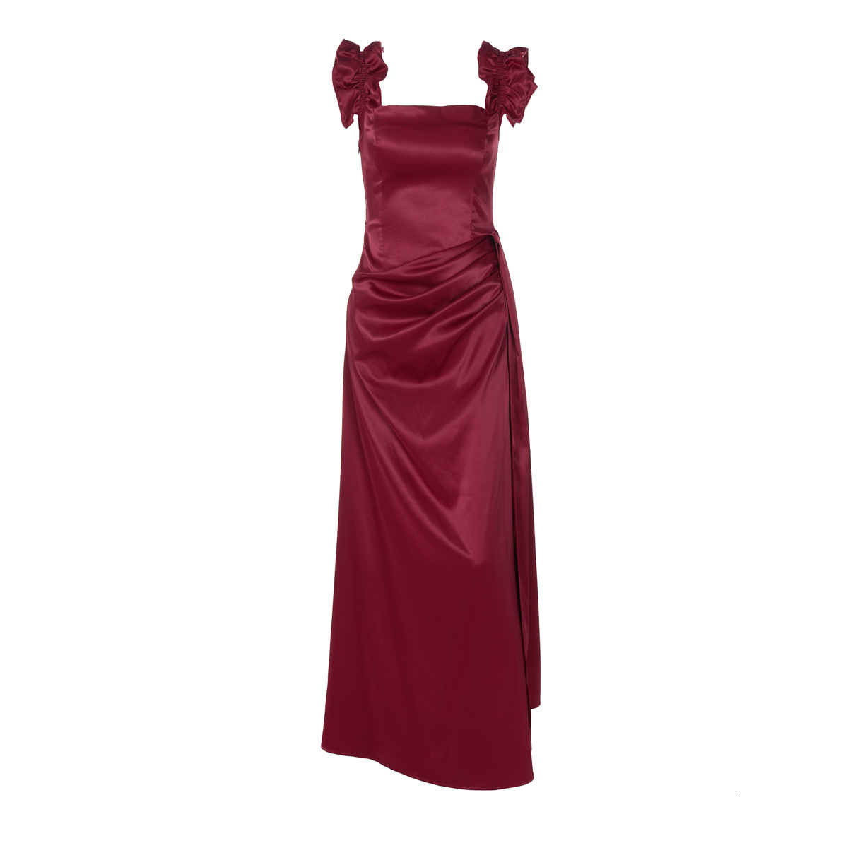 Wind Women's 2025 Spring/Summer New Product Fashion Sexy Back Waist Strap Dress