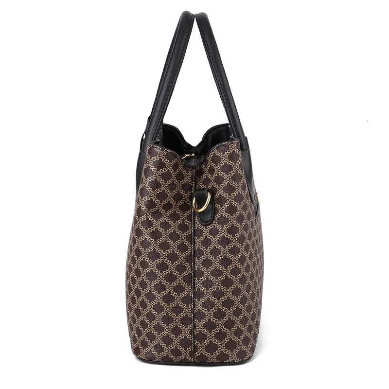 Fashion Vintage Printed Women's Handbag, High Quality Light Large Capacity Single Shoulder Crossbody Bag