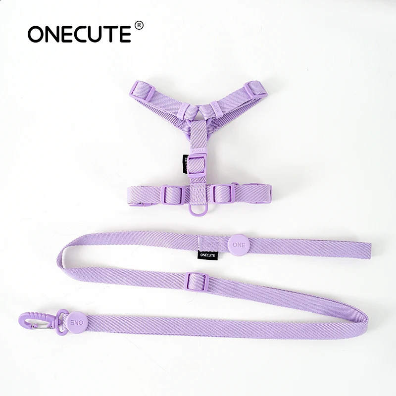 dog harness dog collar dog leash Macarone color cat accessories pet small dog accessories small dog harnessdog supplies 250224