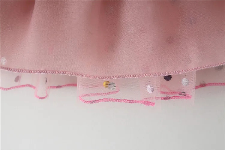 Baby Girls summer clothes outfit color polka dot princess dress for girls baby clothing 1st birthday infant babies dresses dress 250228