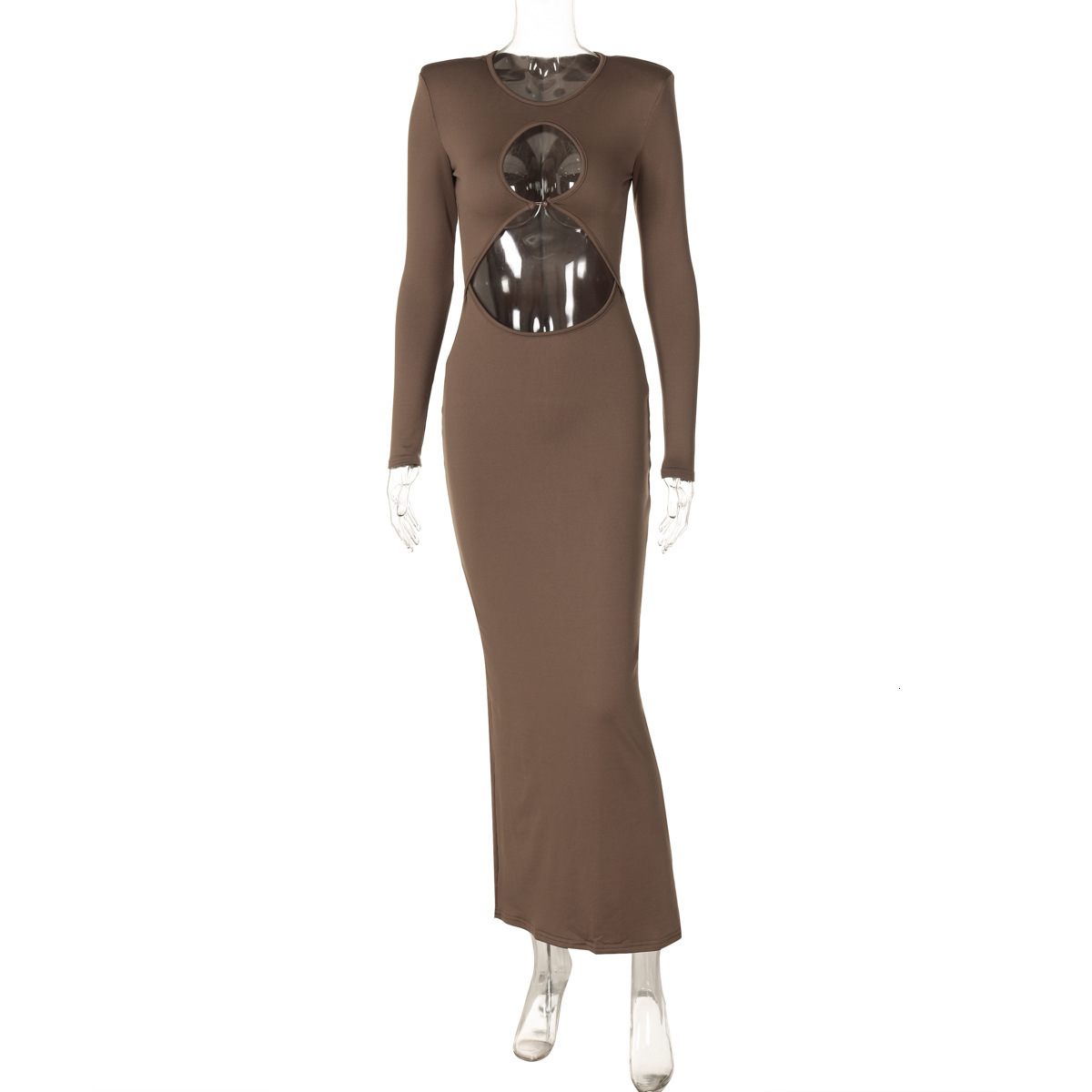 Hot Selling Women's Clothing Autumn New4, Fashionable And Sexy Hollow Out, Exposed Navel, Split Hip Dress For Women