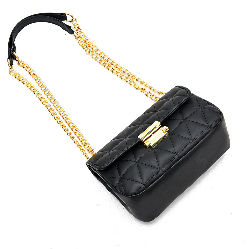 Women's 2025 New Fashionable Multifunctional Embroidered Thread Single Shoulder Chain Crossbody Bag Designer Handbag