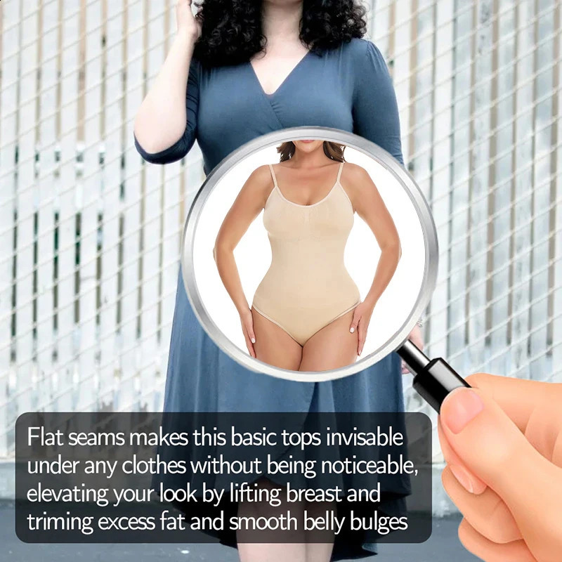 Smoothing Shapewear Bodysuit for Women Faja Full Body Shaper Thong Soft Body Shaping Sculpting Breast Slimming Underwear 250227