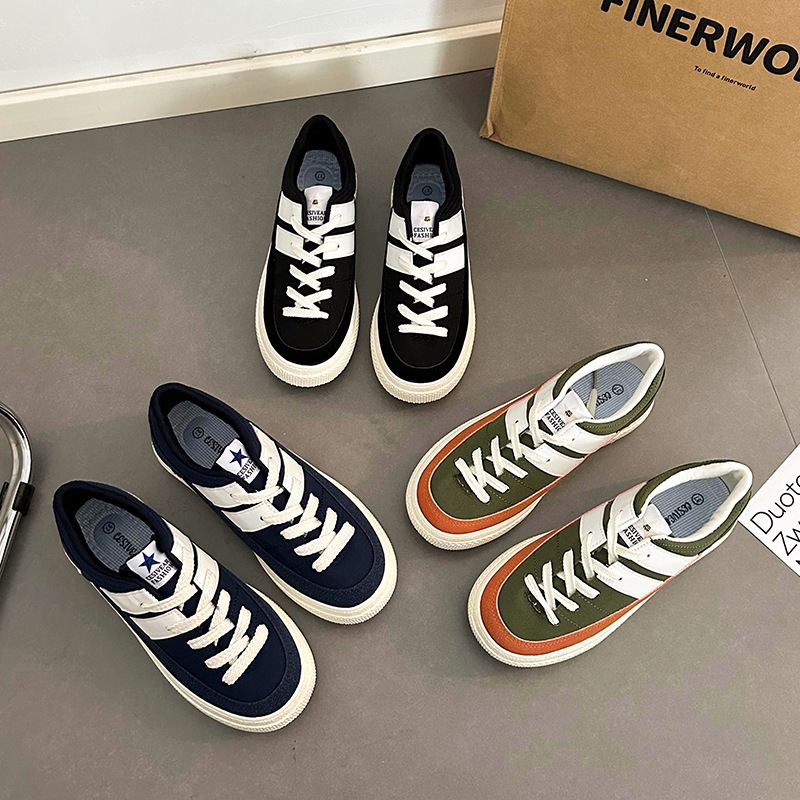 Men Casual Lover Style Designer Shoes Fashion Printing Waterproof Anti-Slip Running Thick Sole Triple Black White Grey fashion