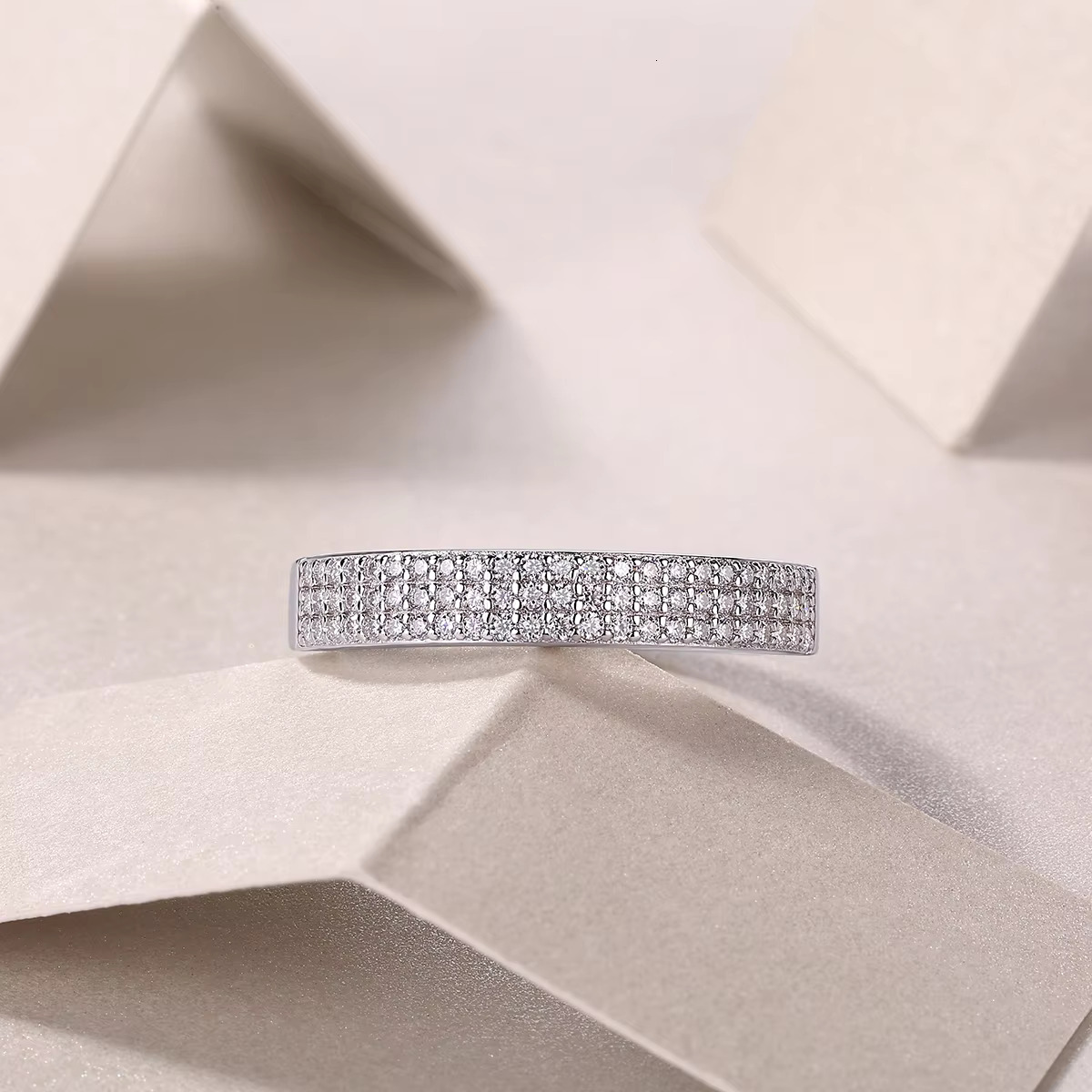 High quality Moissanite for women, urious, fashionable, romantic, pure sier ring