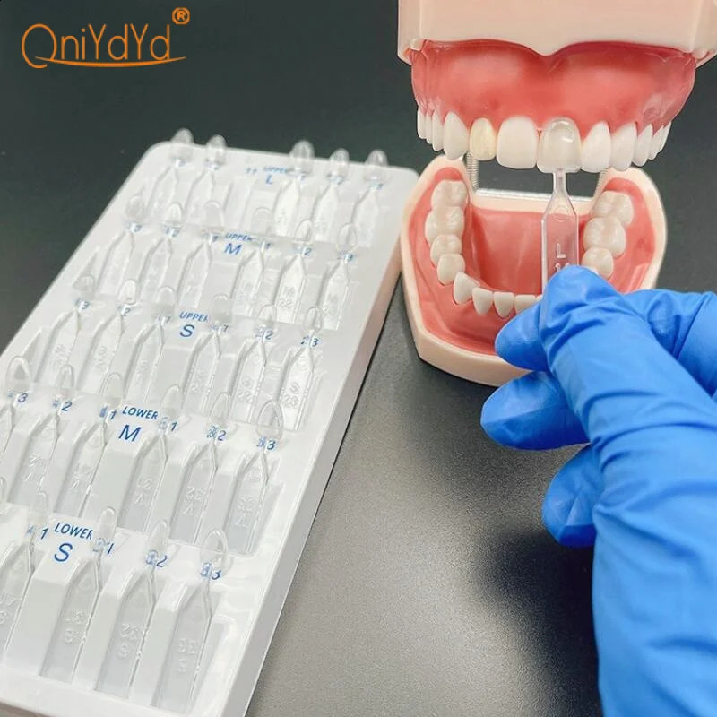 1set Dental Veneer Mold Box Composite Resin Light Cured Front Teeth Rapid Dental Tool 250228