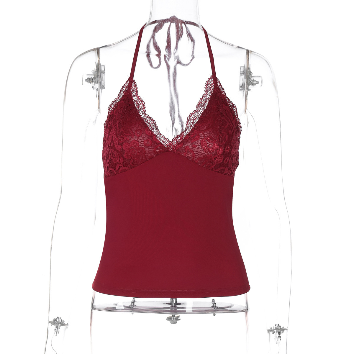 Hot Selling Women's Clothing New4 Autumn New Product Fashionable And Sexy Backless Lace Up Strapless Vest