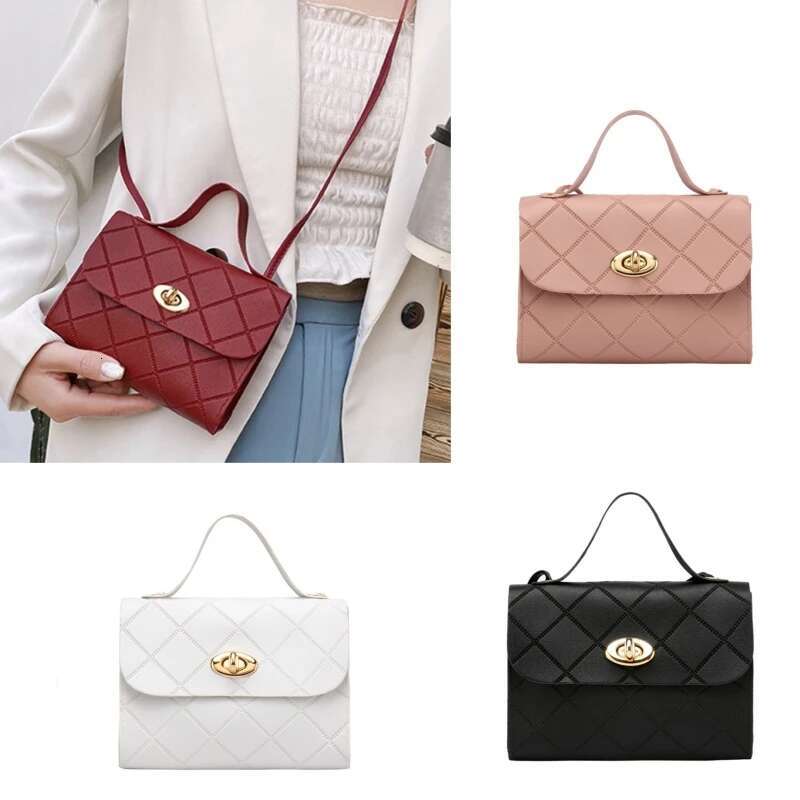 New Small Square Striped Women's Crossbody Bag Fashionable Women's Crossbody Bag