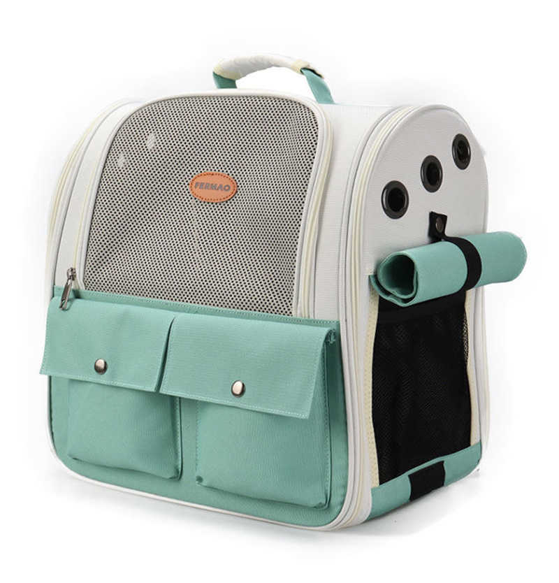 Pet Backpack Portable Cat and Small Dogs Outdoor Carrier Foldable Ventilated Design Large Cat Dog Backpack Carrier Bag 250205
