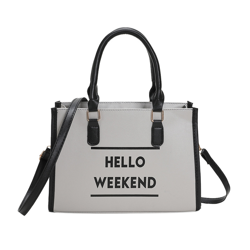 2025 Designer printed trend 3 New letter crossbody bag casual texture fashion large handbag 2025