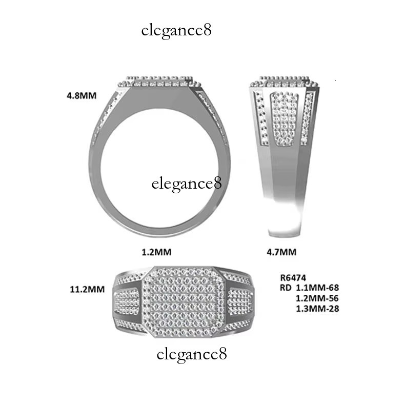 High quality silica men's ring Sinocre jewelry