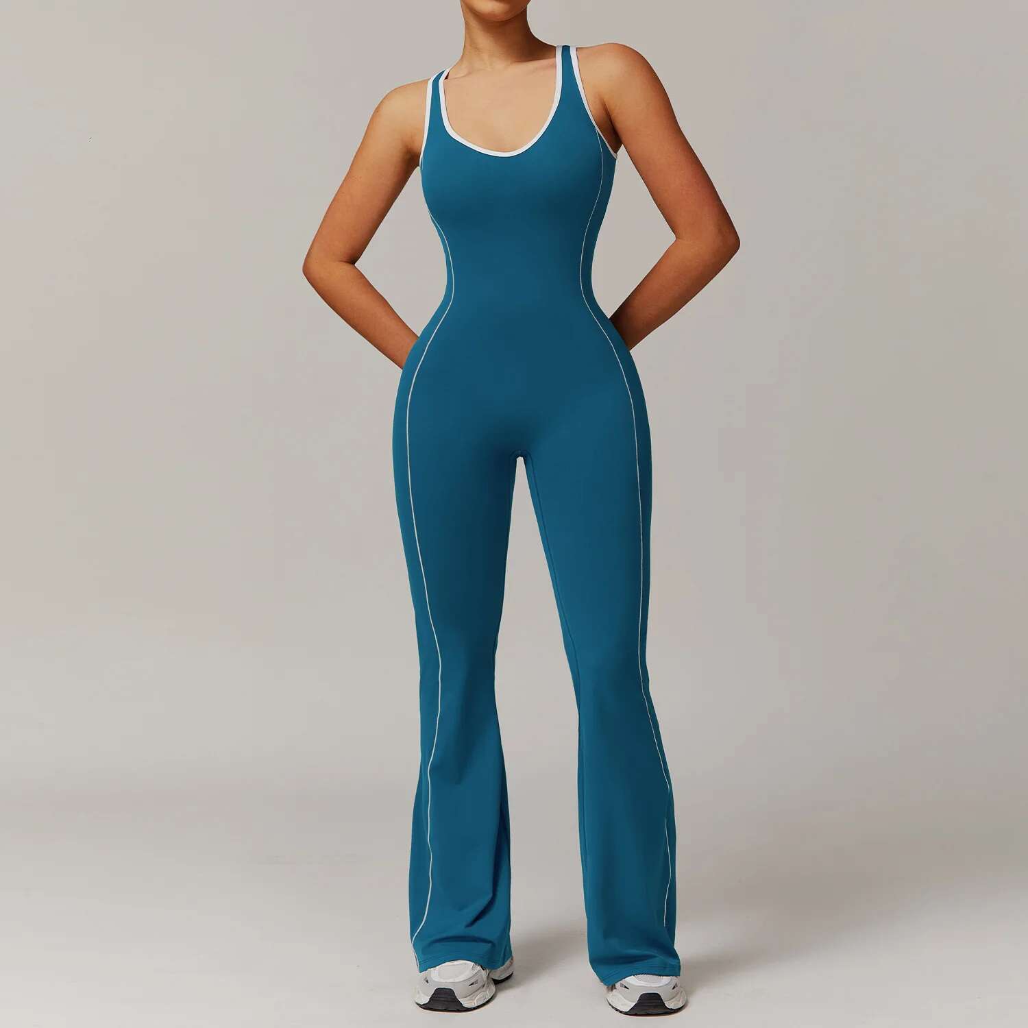 Women One-Piece Yoga Jumpsuit Fiess Sports Bodysuits Workout Overalls High Elastic Cycg Bodysuit Sportswear Gym Clothes