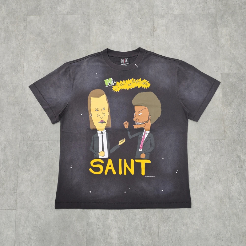 Fashion 25SS Casual Tee Men Tops Clothing Oversize Vintage Loose Y2k Graphics Streetwear T Shirt For Men