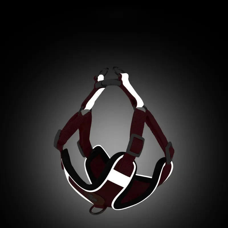 Dog Harness Leash Set Reflective Adjustable Dog Collar Dog Leash Small and Medium Dog Accessories Puppy Harness Pomeranian 250224