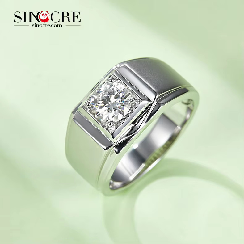Promotional Lover Moissanite Dia Ring for Men Sinocre Jewelry