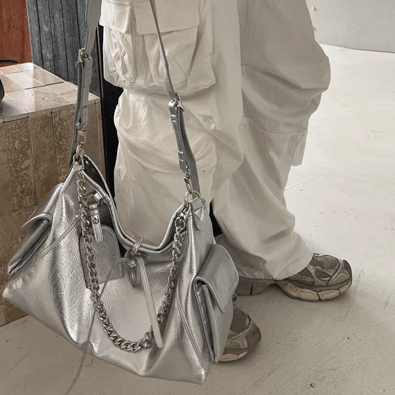 Moto & Biker Bags For Women Designer Handbags And Purses New In PU Oil Wax Leather Large Capacity Shoulder Composite
