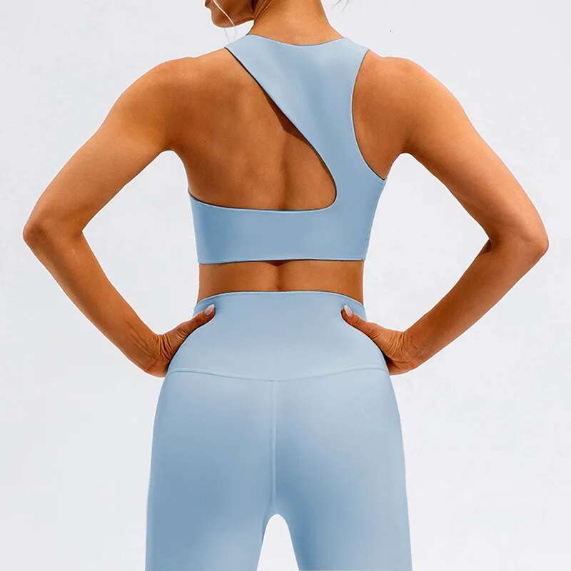 Women Yoga Set 2 Piece Workout Sportswear Gym Clothing Fiess Crop Top Waist Push Up Leggings High Quality Sports Suits
