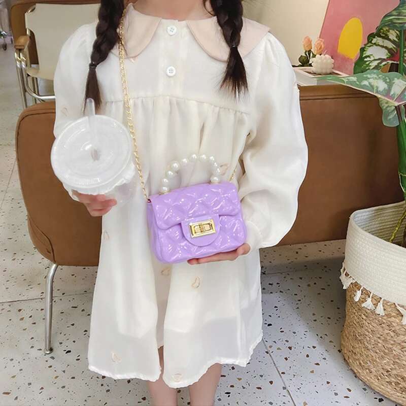 Fashion PU Leather Crossbody Bag Girls' Heart-shaped Shoulder Bag Children's Mini Coin Wallet Children's Handbag
