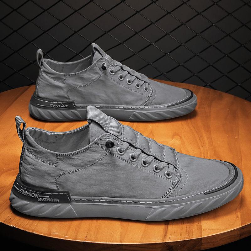 2025 New Ice Silk Breathable Summer Skateboarding Shoes Outdoor Old Beijing Cloth Men's Design Casual Canvas Fashion Board Shoes