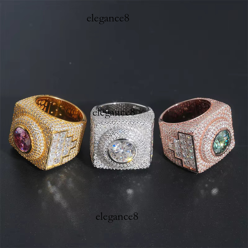 New 4 carbon silica ring sier jewelry