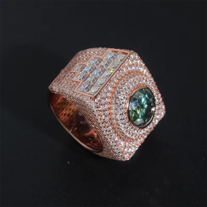 New 4 carbon silica ring sier jewelry