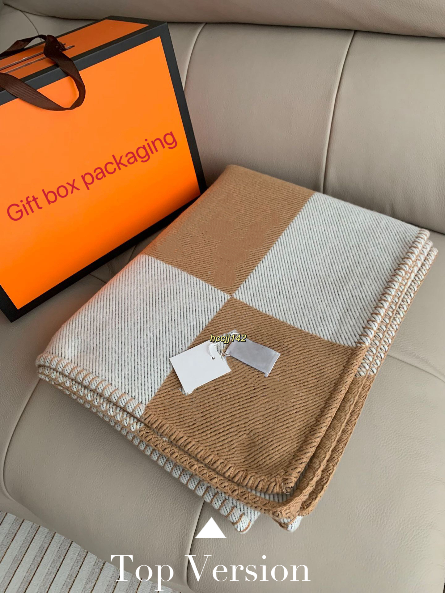 Blanket Letter cashmere blanket Sofa blanket Air conditioning flight cover blanket Household bedding blanket warm best quality weight 1400 grams 140*180cm