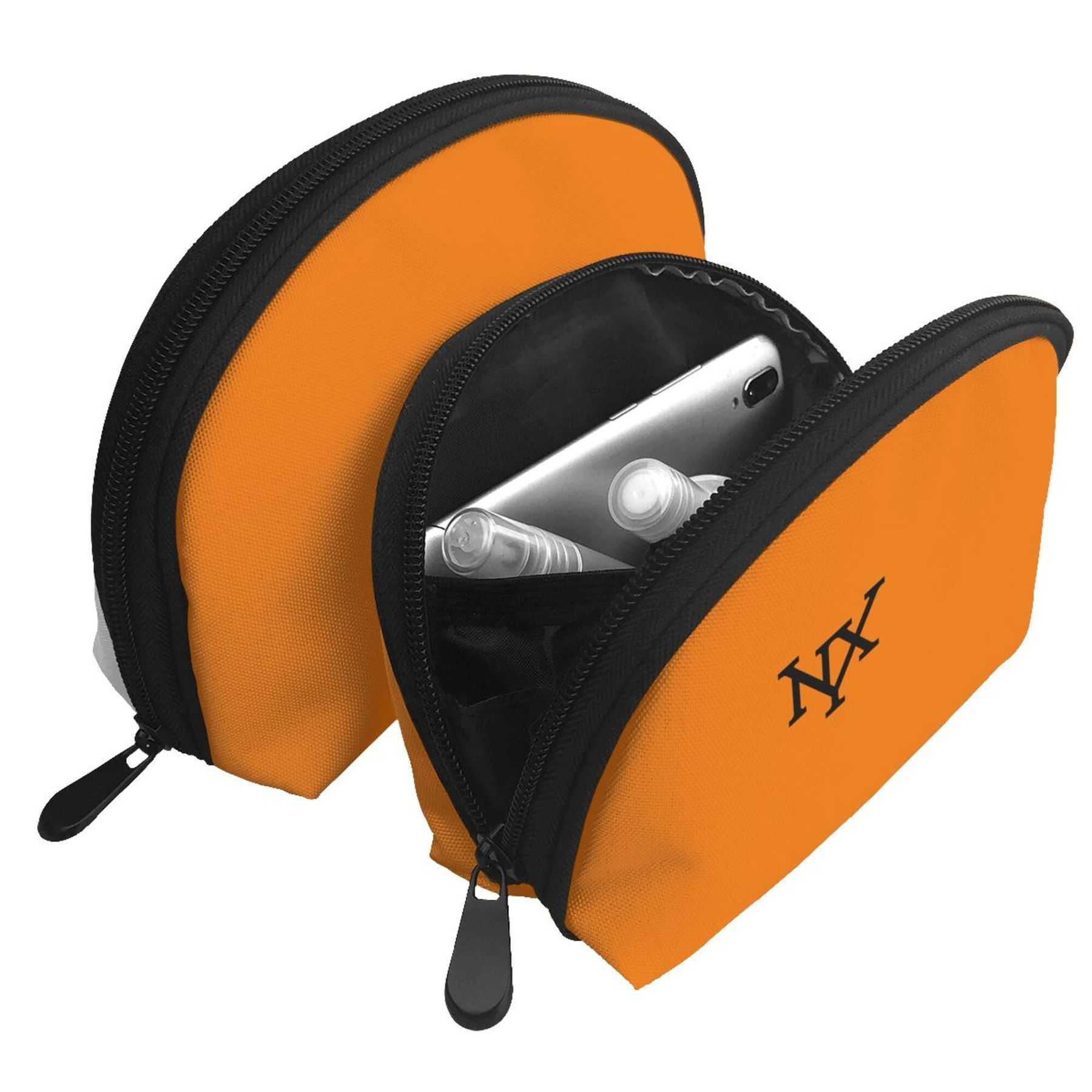 NXY Solid Color Womens Designer MakeUp Bag Luxury Brown Cosmetic Bag Zipper Toiletry Bags Cases Ladies Fashion Cosmetic Pouch Make Up Box