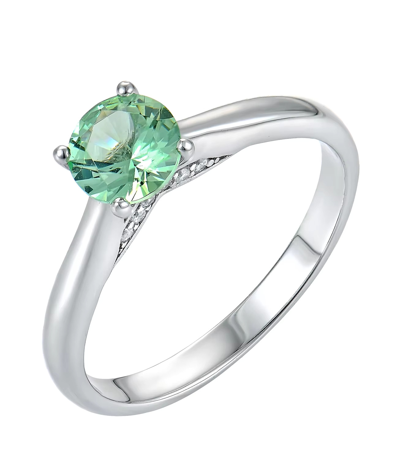 Women's Wedding Accessories S Pure Sier 4-Fork Pass Tester Men's Moissanite Ring