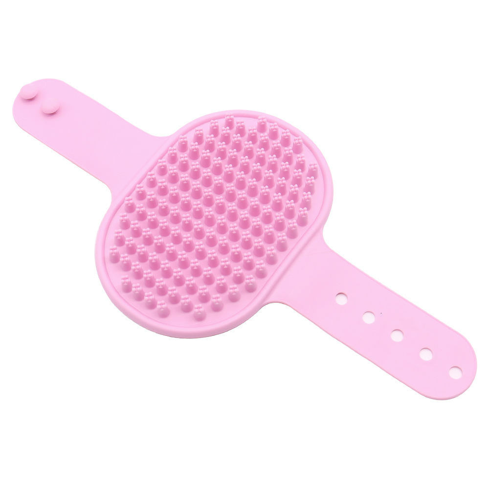 Pet Combs Plum Blossom Dot Silicone Massage Short Haired Dog Scrub Bath Gloves Brush 5pcs/set Wholesale