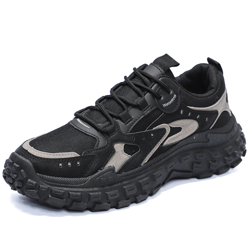 Spring And Autumn Men's Labor Protection Construction Site Boots Outdoor Men's New Breathable Mesh Design Anti Slip And Wear Resistant Sport