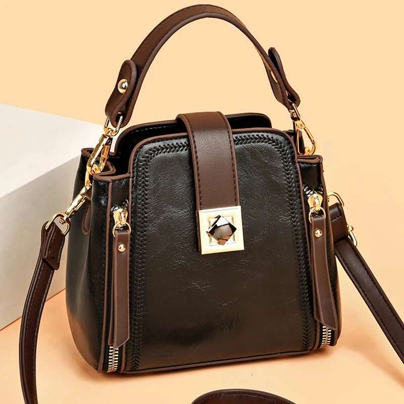 New 2023 High-End Leather Tote Large Capacity Women Bags Designer Bag Ladies Brand Shoulder Messenger Bolsas Feminina Sac