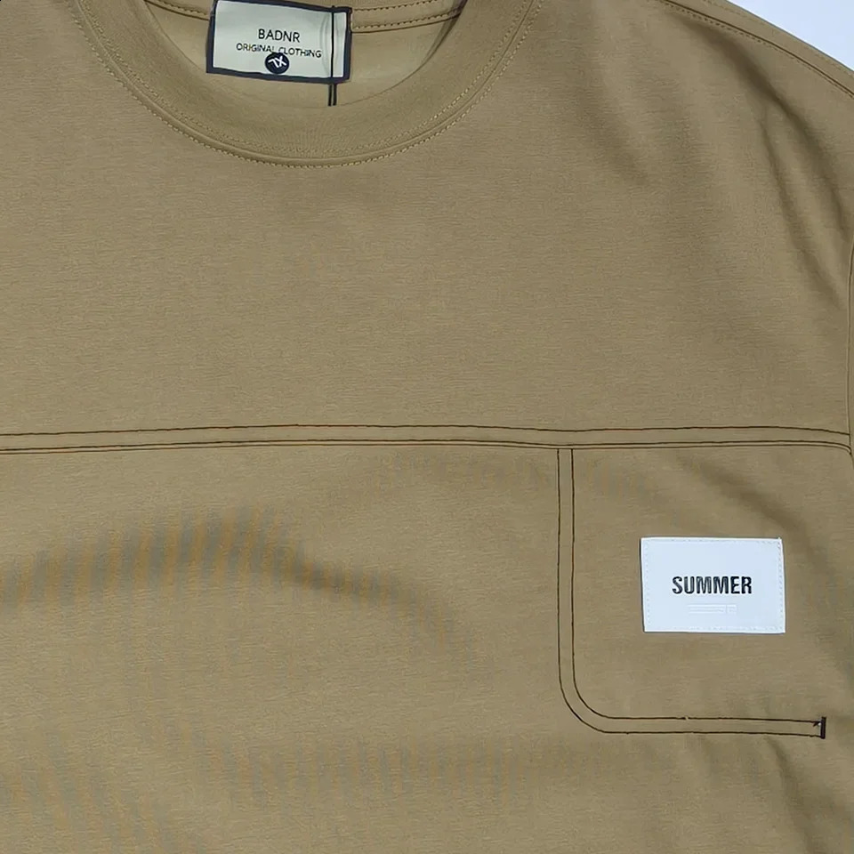 Mens Oversized T-Shirts Minimalist line Plain T Shirt Harajuku Casual Cotton Short Sleeve Pullover Tee top clothing 250225