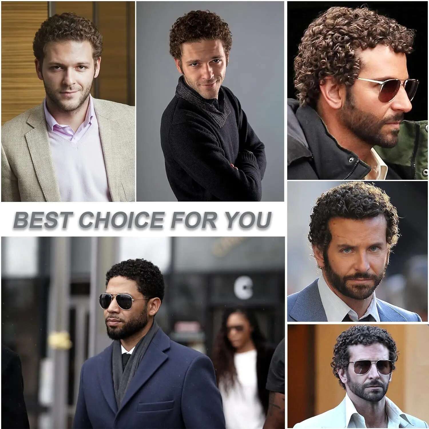 Synthetic Man Short Curly Afro Male 70S 80S Disco Rocker Wig Halloween Cosplay Fancy Wigs For Daily Party Costume