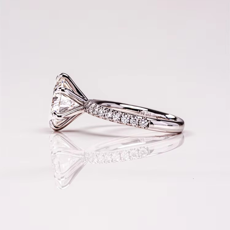 Goldleaf Custom Personalized Engagement Rings GIA IGI Certified Lab Diamond Ring 10K 14K 18K Gold Wedding Lab Grown Diamond Ring
