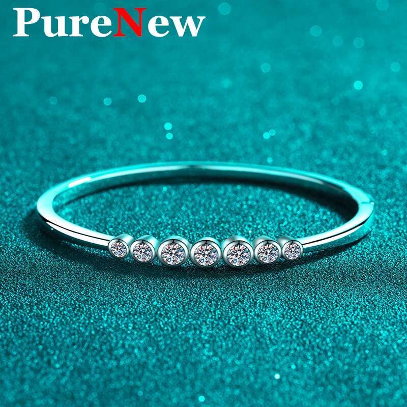 PureNew Premium Full For Women Original Sterg Sier Top Quality Women's Moissanite Dia Bracelet