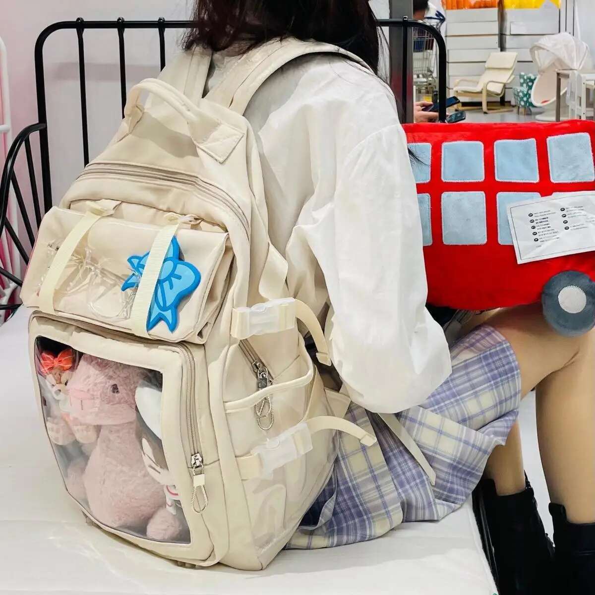 HAEX Fashion Women Backpacks 2024 Trend New Design JK Uniform Ita Bags Large Capacity Haruku College Students Mochilas