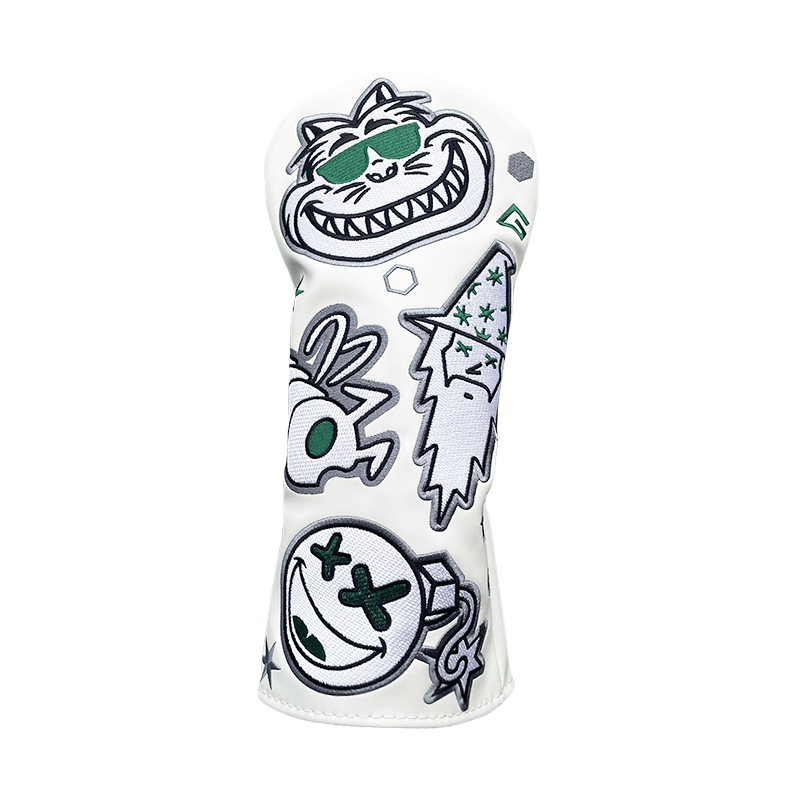 Golf Club Headcovers Wizard Bug Cats Fashion cut Driver Fairway Hybrid Cover Waterproof Protector Set Soft Durable Golf headCovers