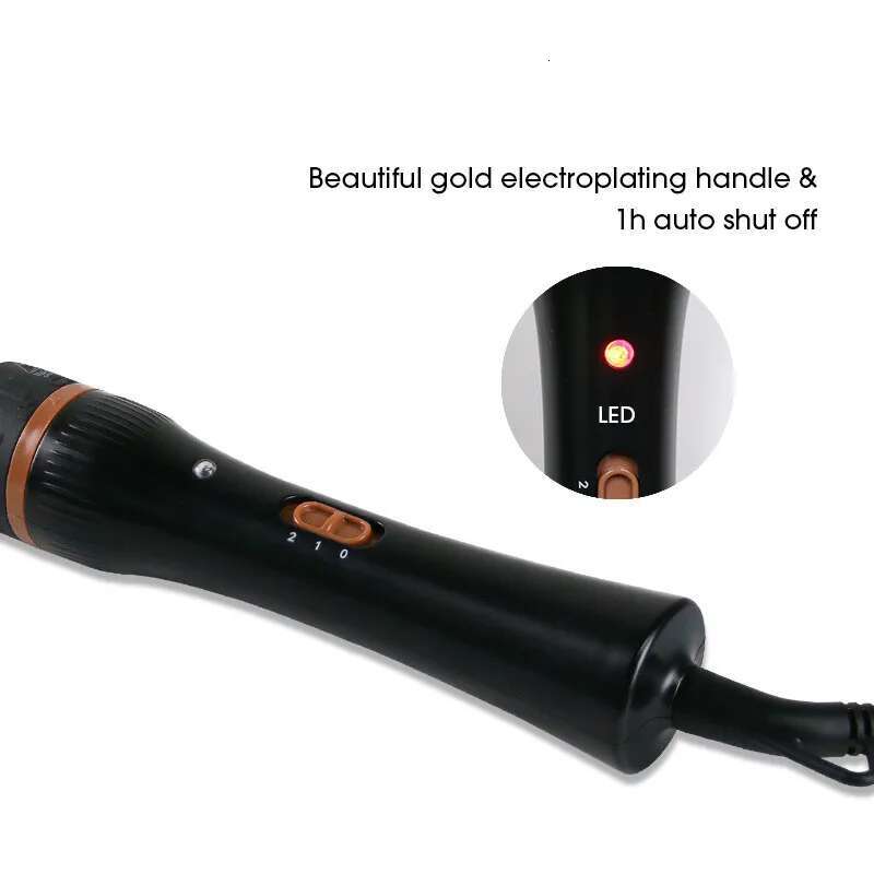 5 In 1 Curg Wand Sets With 3 Barrel Hair Waver, Dual Voltage , Instant Heating, Temp Adjustment ,Hair Crimper Iron For Women