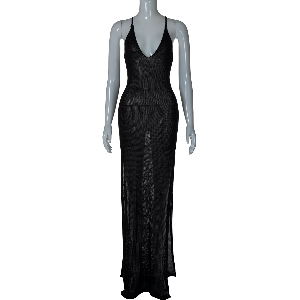 Women's New4 Summer New Product Fashionable And Sexy Bareback Strap Slimming Split Dress