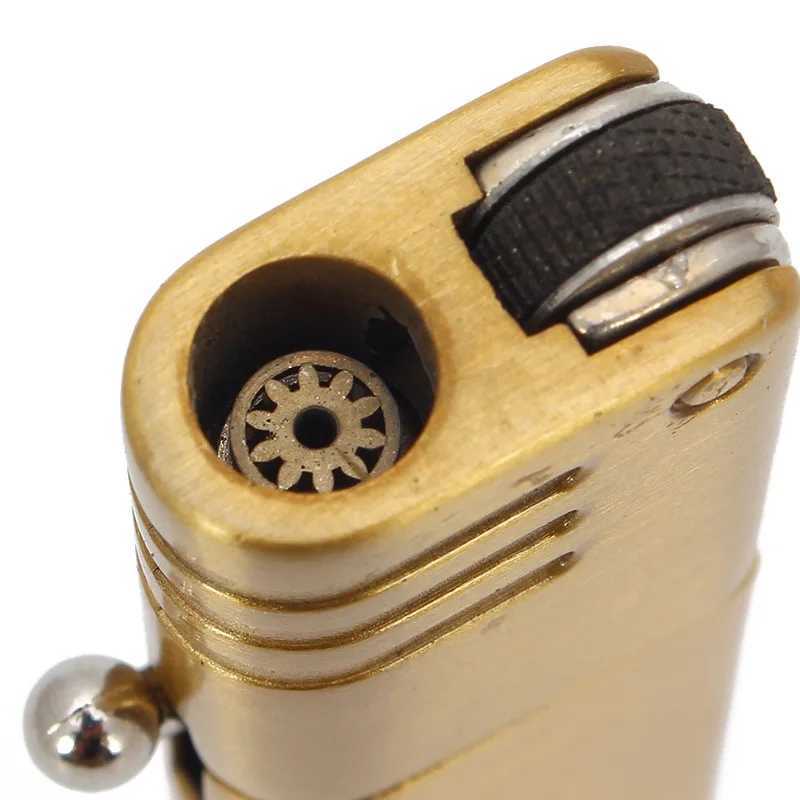 Jet Lighter Refillable Windproof Butane Gas Grinding wheel Flint Lighter Blue Flame Torch LighterT250301