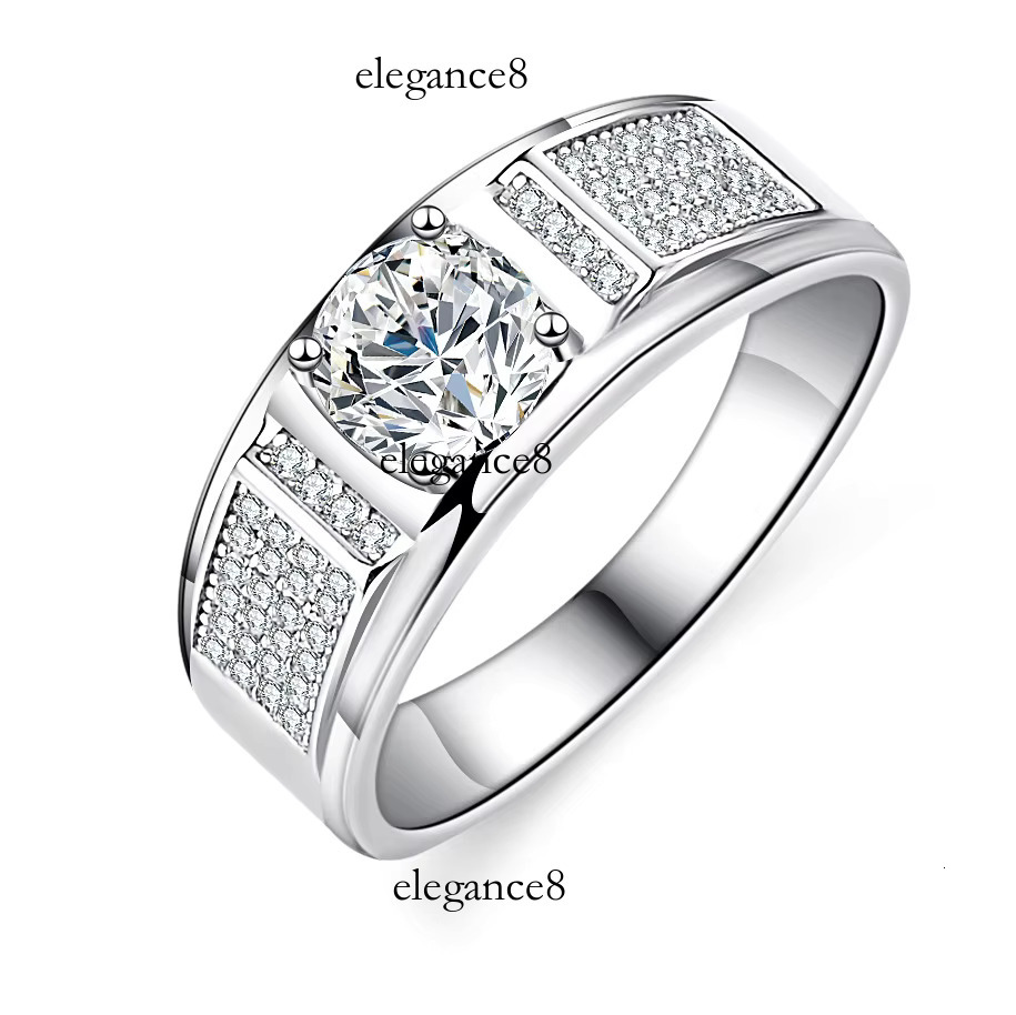 VVS Wedding Engagement Men's Silica Ring