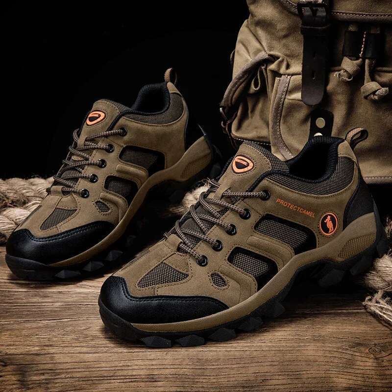 Hiking Men Mountain Climbing Shoes Outdoor Top Quality Tourism Jogging Trekking Sneakers Non-slip Classics Comfy