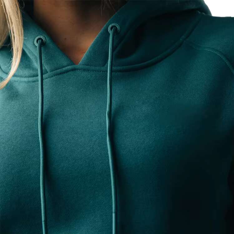 Wholesale Fiess Workout Pullover Custom Women Cropped Long Sleeve Hoodie