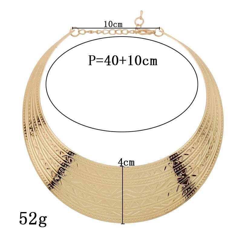 KMVEXO Fashion Jewelry Wide Punk Necklaces Charm Party Chain Choker Collar Necklace For Women Collier Femme