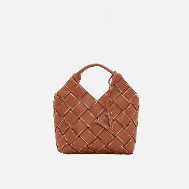 Fashion Leather Handbag Brand Simple Irregular Design Woven Shoulder Strap Women's Crossbody Bag