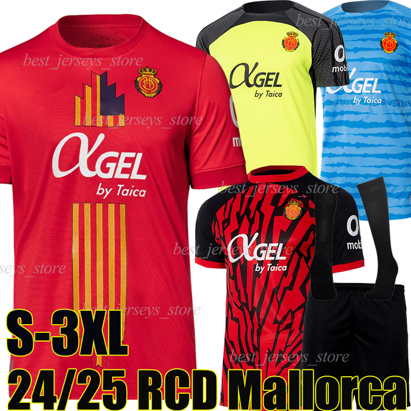 24/25 RCD Mallorca 3rd Soccer Jerseys 2024 2025 MURIQI S.DARDER DANI RODRIGUEZ MAFFEO VALJENT MASCARELL GREIF ANTONIO SANCHEZ men kids kits socks sets Football Shirts