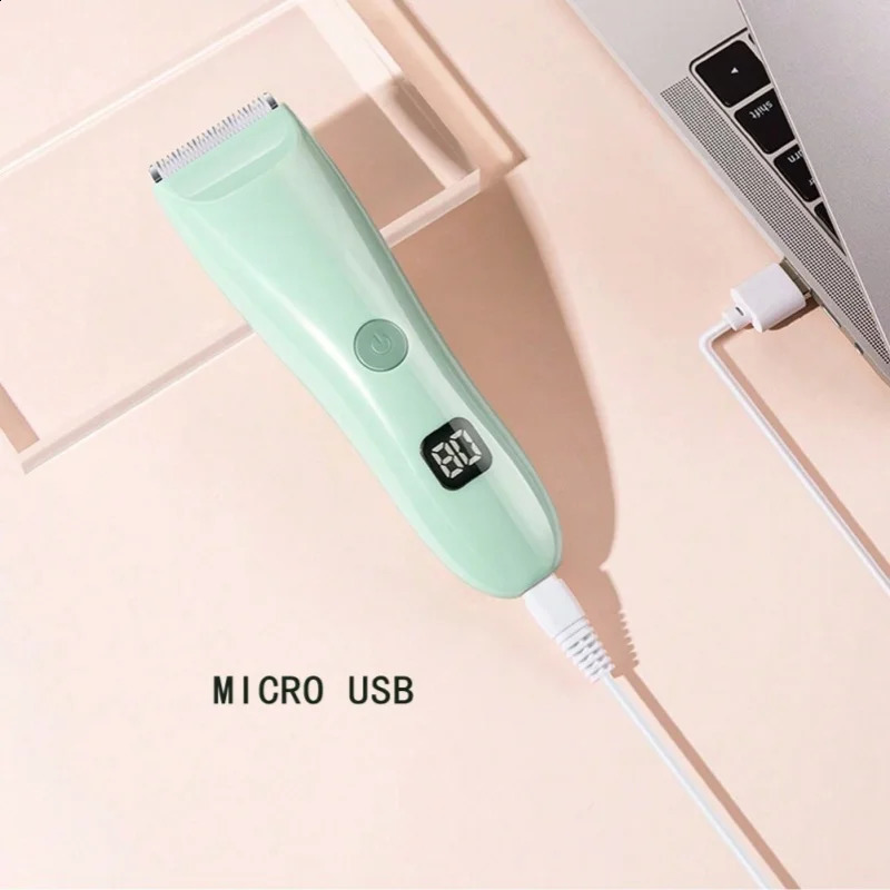 Childrens rechargeable power display electric clipper universal razor Electric fader can be washed for babies Hair clipper 250303