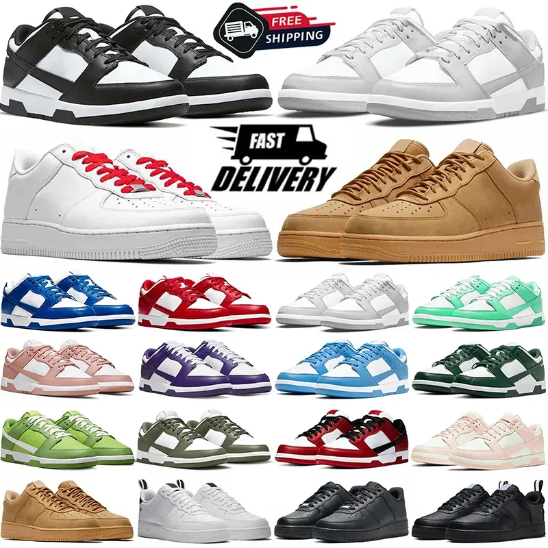 free shipping one shoe shoes classic 1 designer sneakers utility white black wheat spruce aura pastel womens mens trainers men women outdoor sneaker hotsale