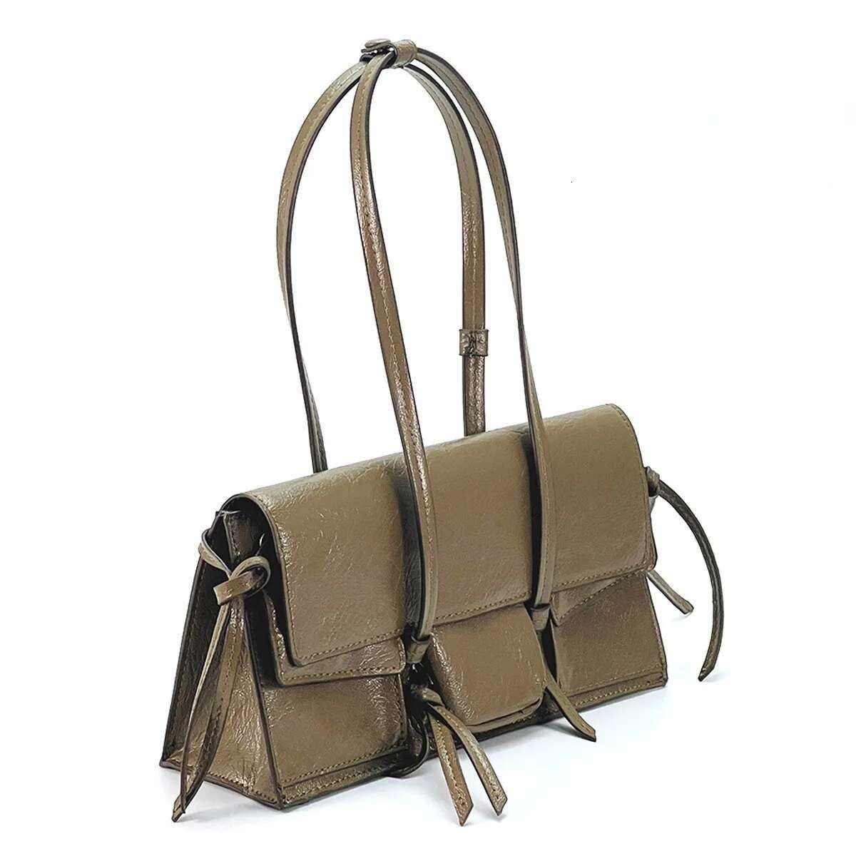 Fashion Multiple Pockets Underarm Designer Women Shoulder Bags Pu Leather Lady Handbags Quality Autumn Bag 2024