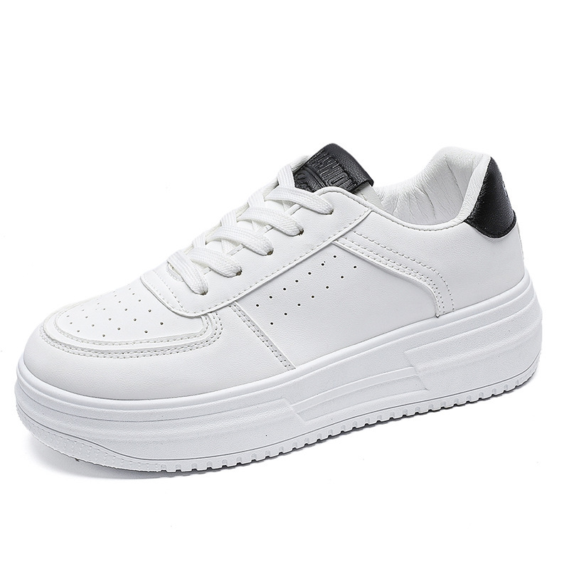 White Shoes 2025 Spring Designer s New Breathable Multi Functional Women s Board Shoes Thick Soled Sports And Leisure Outdoor Shoes